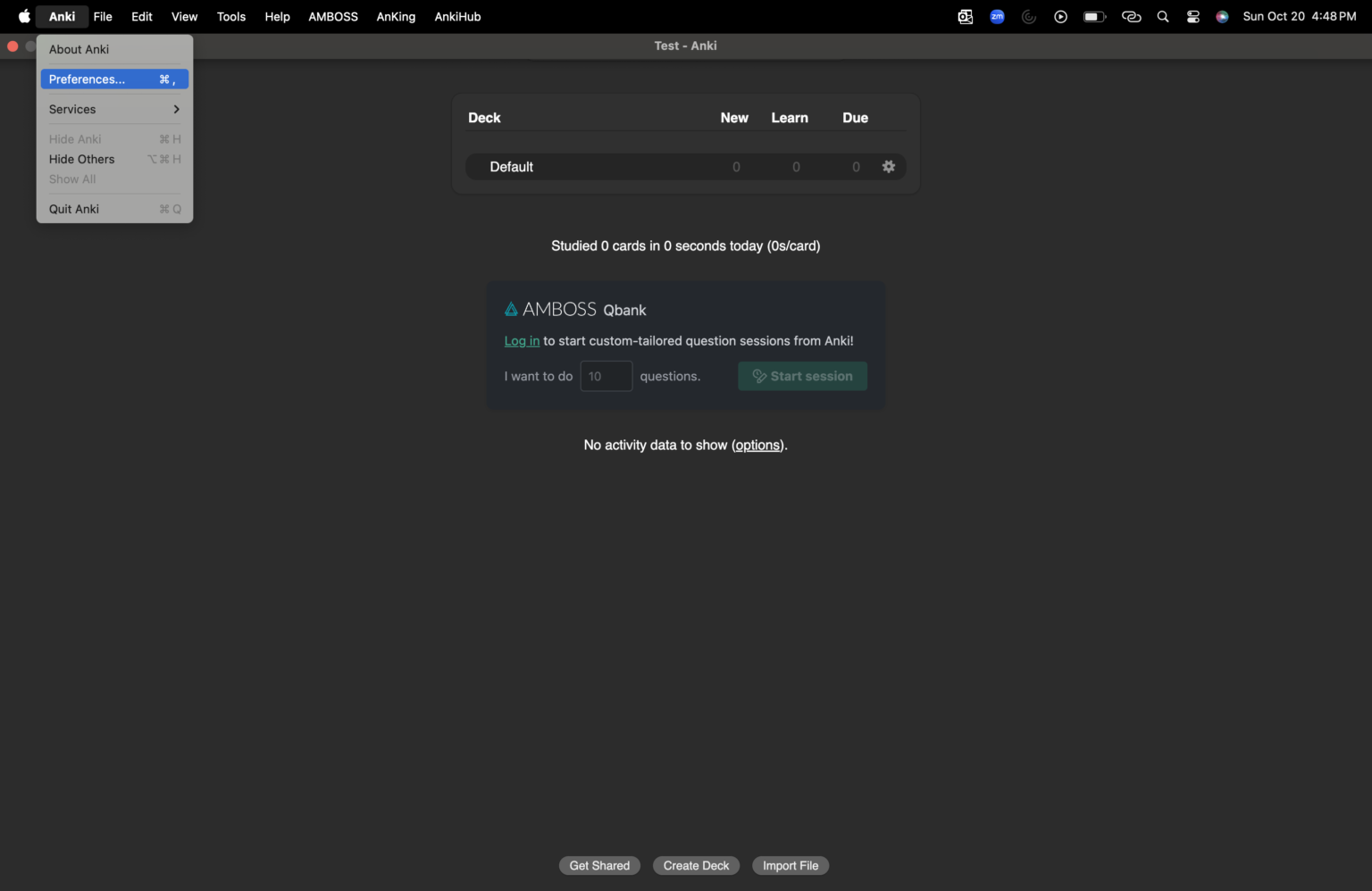 Anki Setup guide - Mizzou M1 GoTo
