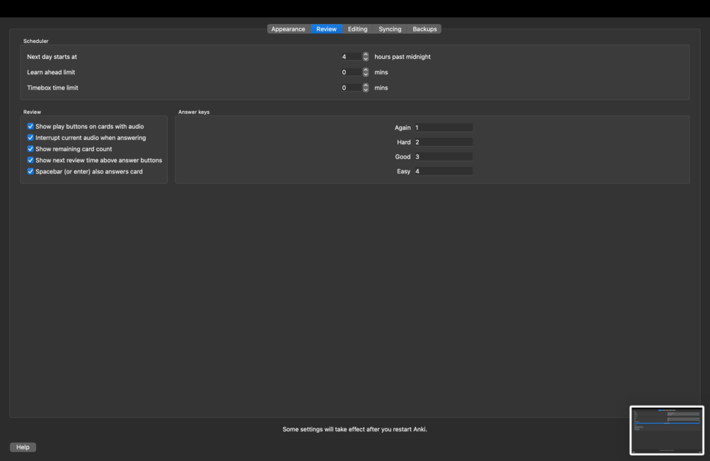 Anki Setup guide - Mizzou M1 GoTo