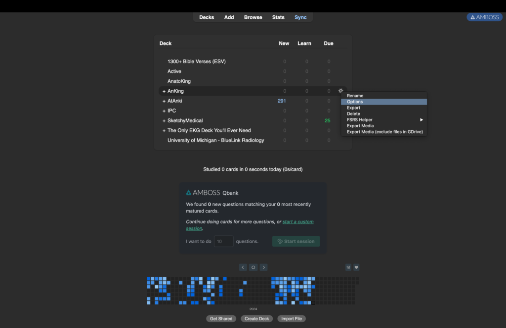 Anki Setup guide - Mizzou M1 GoTo